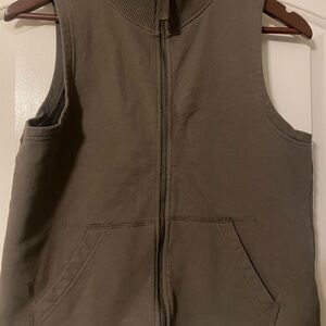 Eileen Fisher Taupe Knit Vest Petite Small good condition